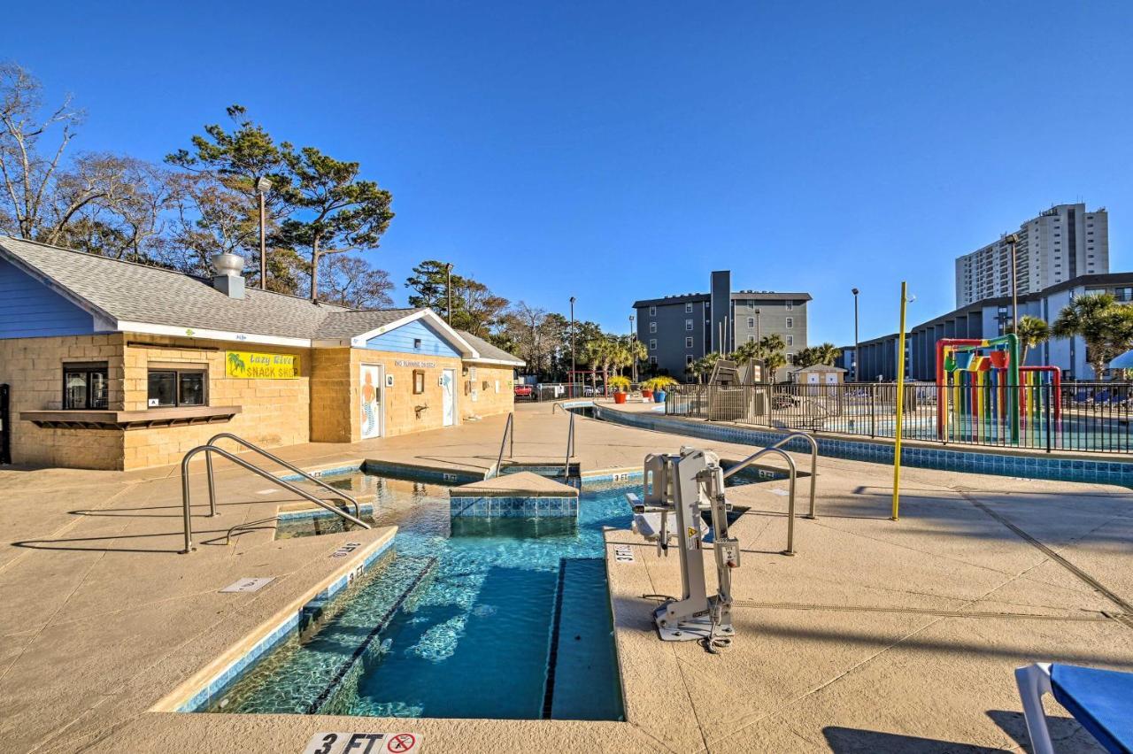 Renovated Oceanfront Resort Condo With Balcony マートルビーチ エクステリア 写真