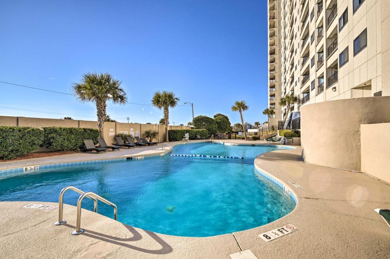 Renovated Oceanfront Resort Condo With Balcony マートルビーチ エクステリア 写真